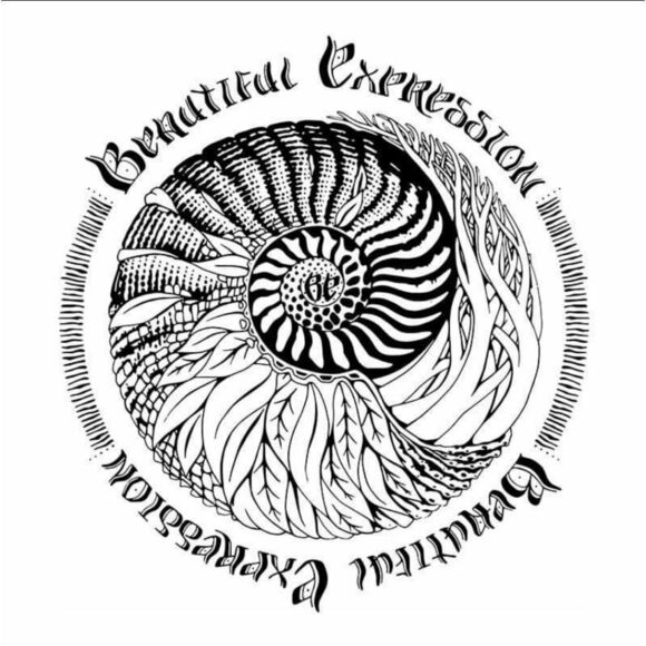 NEW Bamboo/ Organic Cotton Tee Nautilus Spiral White Scoop Neck T-Shirt L 5/$25 - Picture 2 of 9